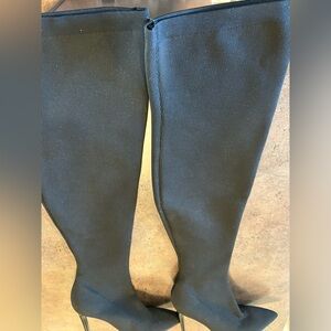 Kendall + Kylie Women’s Black Over The Knee Boots, Size 7 M